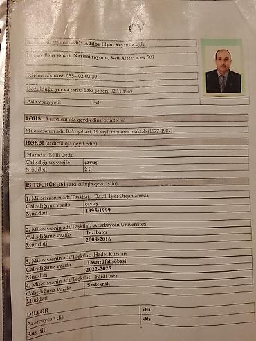 masaj azerbaycan: Xidmət: Mikrayonlar. 3 4 5 2 1 ərazisində. kimə. etiyac. varsa — 1