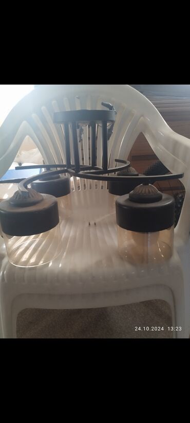 Bağ işıqları: Çılçıraq, 4 lampa, Metal