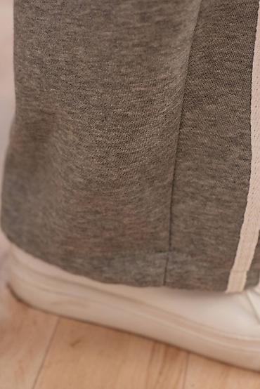nike tech flecce: Спортивный костюм женский, серый меланж - Комплект из двух предметов — 7