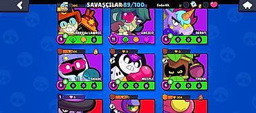 Digər: Brawl Stars hesabı – “Ken Kaneki” - Kupa: 24,570 (ən yüksək: 24,571) — 10