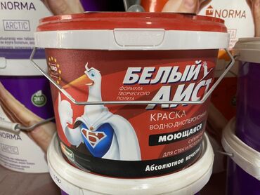 краска для окон: | Суу эмульсиясынан боёк, түсү - Ак