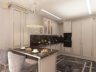 silver kitchen: Кухонный гарнитур, Новый, цвет - Зеленый, МДФ, Бесплатная доставка — 4