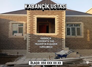 Fasad işləri: Kabançık ustası – fasad və interyer üzləmə xidməti Xidmət sahələri: - — 1