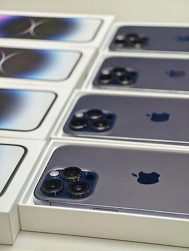 512: IPhone 14 Pro Max, Б/у, 512 ГБ, Deep Purple, Коробка, 80 % — 2