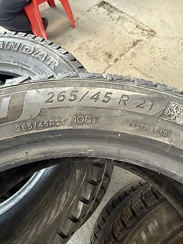 lix: Шины 265 / 45 / R 21, Зима, Б/у, Комплект, Michelin — 4