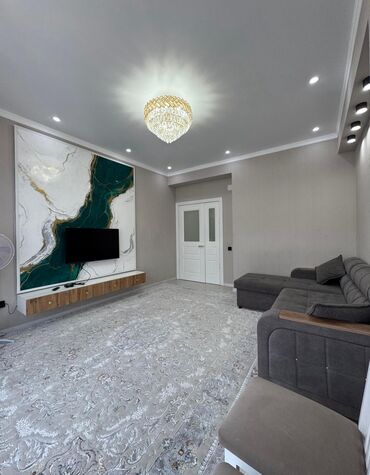 квартира жалабаде: 2 комнаты, 63 м², Элитка, 12 этаж, Евроремонт