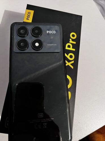 редим 10 с: Poco X6 Pro 5G, Колдонулган, 256 ГБ, түсү - Кара