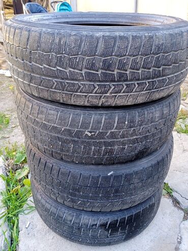 колёса на мотоблок: Шины 215 / 60 / R 17, Зима, Комплект, Легковые, Dunlop