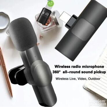 Mikrofoni: Bezicni mini mikrofon za telefon android i ios. Omogućava praktično — 8