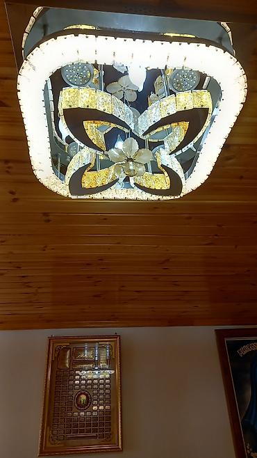 asma tavan zal ucun: Led Çılçıraq, 4 və daha çox lampa, Metal — 3