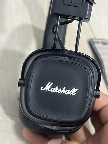 Ноутбуктар жана аксессуарлар: Marshall Major IV — оригинальный, накладные беспроводные наушники с — 2