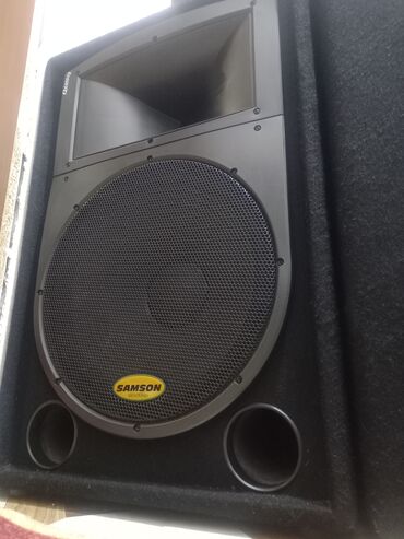Audio: Akustik sistem Samson RS15 2ədəd,problemsiz,tam işləkdir,təmirdə