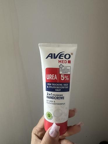 ag saat: AVEO Med Urea 5% 2-in-1 qulluqedici əl kremi - Tərkib: 5% urea + — 1