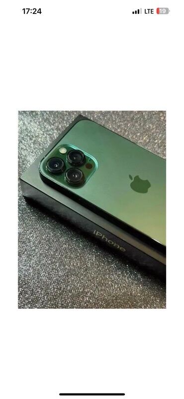 буфер машина: IPhone 13 Pro Max, Б/у, 256 ГБ, Зеленый, Коробка, 76 %