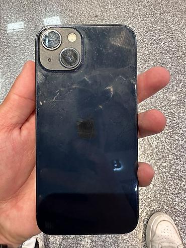 iphone 13 купить: IPhone (серия с Face ID и вырезом‑«чёлкой», диагональ ) в тёмно‑синем — 1