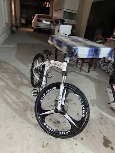 Velosipedlər: Dağ velosipedi – qatlanan çərçivə, 26" bərk maqnezium disk təkərlər - — 7