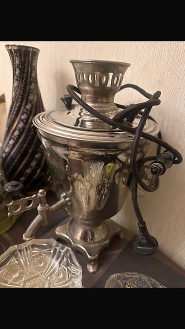 qədim samovar satisi: Sovet dövründən samavar 3l az işlənib — 3