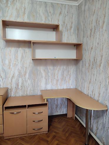 table study: Угловой рабочий комплект мебели для кабинета/детской. б/у Состав и — 2