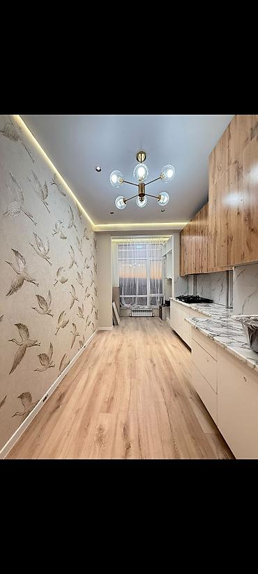 квартира с полселением: 1 комната, 34 м², Джал-15 12 этаж, Евроремонт — 7