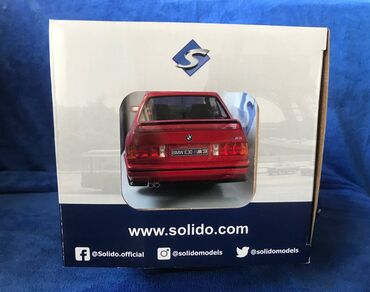 Avtomobil modelləri: Коллекционная модель BMW M3 E30 Coupe red 1990 SOLIDO Art : S1801502 — 4