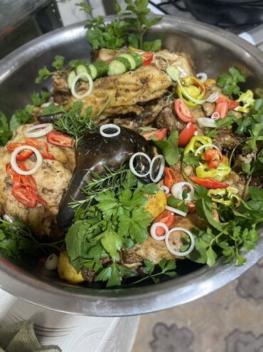 Мясо: Заказга Таш кордо жасап беребиз. Даамдуу, жашылчалар менен кооздолот — 2