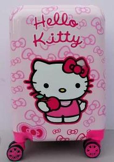 Putni koferi i torbe: Set kofera Hello Kitty – 2 kom - Dizajn: beli i roze koferi sa — 20