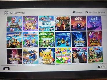 Nintendo Switch: 🎮 Nintendo Switch 32GB + 400GB microSD ✨ Stanje kao novo (praktično — 7