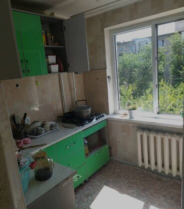 пентхаус бишкек купить: 2 комнаты, 43 м², 104 серия, 4 этаж, Косметический ремонт