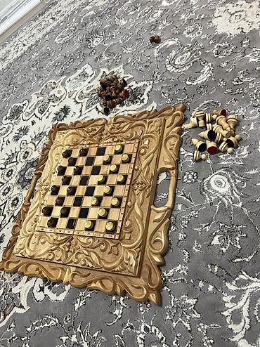 нарди руль: ♟️ Шахматы, шашки и нарды 3 в 1 — ручная работа Продам деревянный — 3