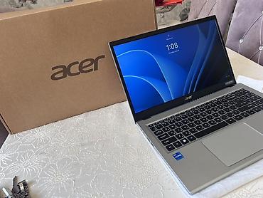 Ноутбуки и аксессуары: Acer Extensa 15 (EX215-57-76DA) noutbuk – Pure Silver rəng - — 3