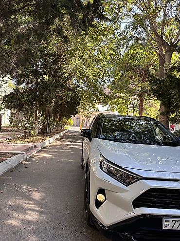 raf satilir: Toyota RAV4, ağ gövdə/qaranlıq (qara) dam və detallarla. Dinamik və — 4
