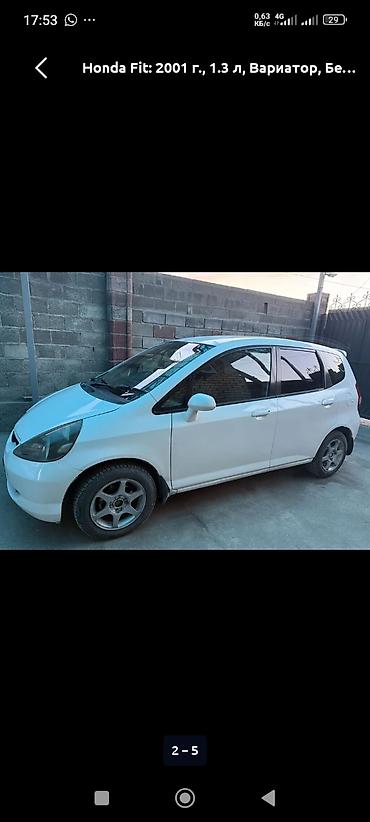 Продажа авто: Honda Fit: 2001 г., 1.3 л, Вариатор, Бензин, Хэтчбэк — 5