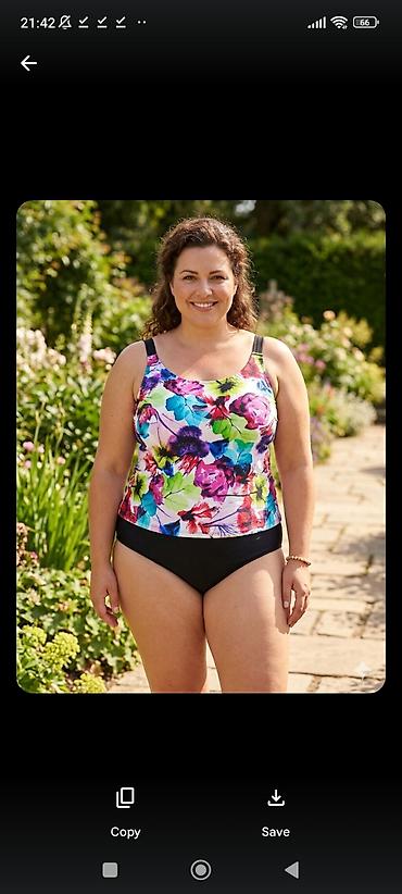 Tankini Lascana 50B Nov!!! 3600din poliester elastin Moderan i