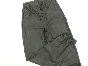 spodnie hello kitty piżama czarne: Material trousers for women, size L (EU 40)