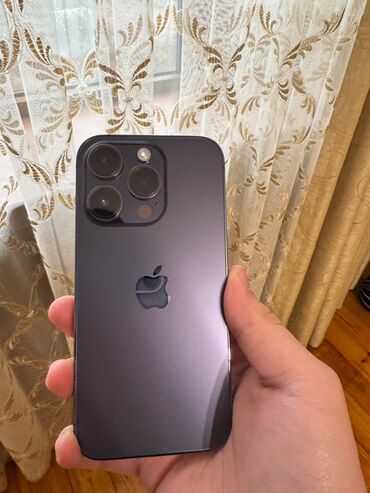 Apple iPhone: IPhone 14 Pro, 128 GB, Deep Purple, Face ID