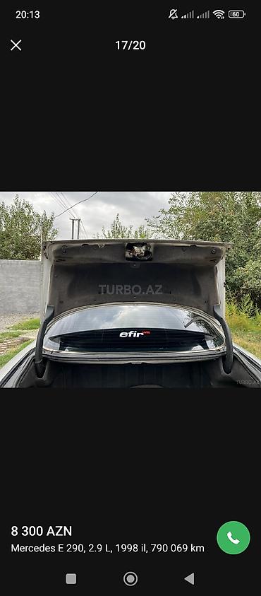Mercedes-Benz: Mercedes-Benz E-Class: 2.9 l | 1998 il Sedan -da lalafo.az — 14 Mercedes-Benz: Mercedes-Benz E-Class: 2.9 l | 1998 il Sedan — 14