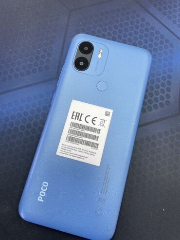 телефон poco x3: Poco C51, Б/у, 64 ГБ, цвет - Голубой, 2 SIM