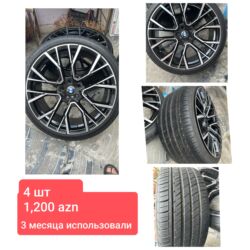 диски садор: BMW üçün 4 ədəd disklik və şin komplekti. Disk və təkərlər 3 ay əvvəl