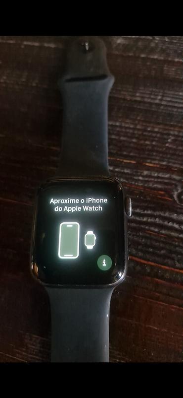 Apple Watch Series (alüminium korpus, qara/silikon kəmər)