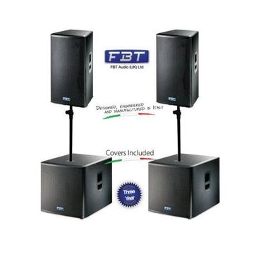 музыкальные усилители: FBT X-Pro 115A +FBT X-Sub 118 SA - активный комплект - по предзаказу