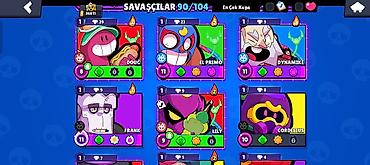brawl stars 2: Brawl Stars hesabıı❤️🤘🏻Kupası: 36,811 Prestiji:21 2019 Açılan Hesablar — 3