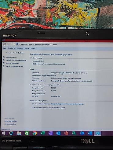 kredit noutbuk: İdeal Günlük istifadə üçün Notebook Yaddaş: 240 Gb ssd Ram : 8 Qiymət — 2
