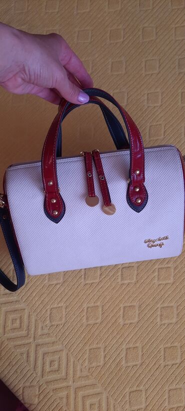 zenska kozna torba exclusive: ELIZABET GEORGE torba, nova, kupljena u inostranstvu, prelepa,sa više