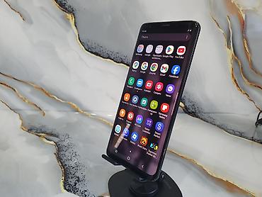 Samsung Galaxy S9 Plus, Б/у, 64 ГБ, цвет - Черный, 1 SIM, 2 SIM