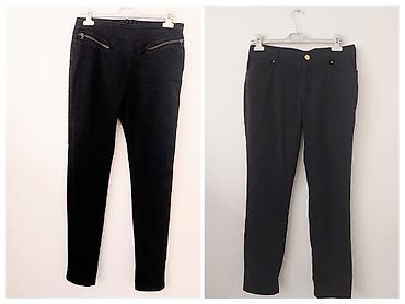 lil solid online: Dva para crnih pantalona vel.M/L za 600 din FB sister vel.31 pojas — 1