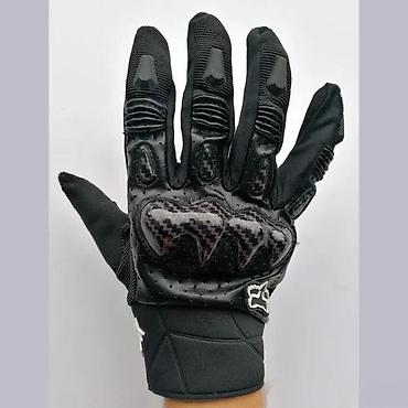 Oprema za bicikliste: Motociklističke zaštitne rukavice – crne, duge - Ojačani štitnici na — 1