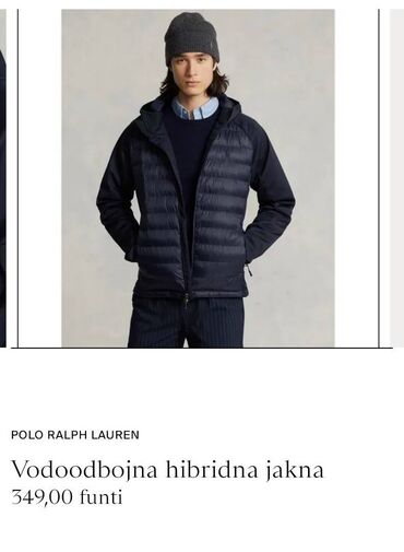 Ostale jakne: Polo Ralph Lauren original, vodoodbojna hibridna jakna za muškarce na lalafo.rs — 1 Ostale jakne: Polo Ralph Lauren original, vodoodbojna hibridna jakna za muškarce — 1