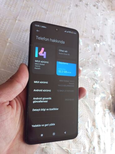 soliton telefonlar ilkin odenissiz: Xiaomi Redmi Note 9S, 64 GB, rəng - Göy, 
 Sensor, Barmaq izi, İki sim kartlı