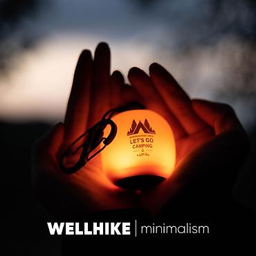 Мини-лампа-брелок WELLHIKE “Let’s Go Camping” - Компактный