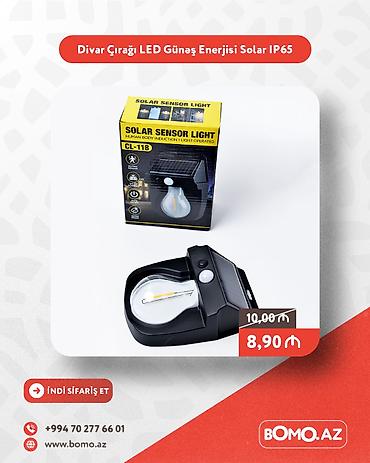 divar cırağı: Yeni, Günəş paneli — 1